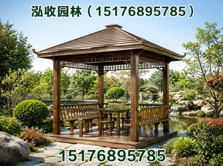 贵阳防腐木凉亭展示图